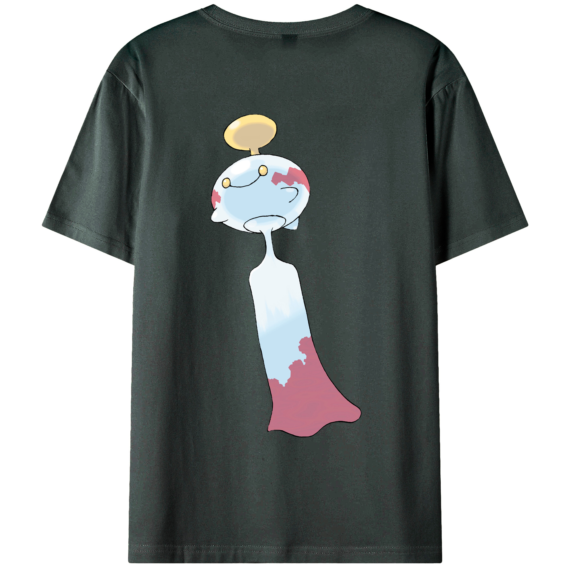 （画像用） ポケットモンスター Pokémon 綿100％ メンズ半袖Tシャツ（バックプリント） 通気性